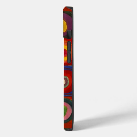 iPhone Case mit Kandinsky's Squares and Circles (Rückseite / Links)