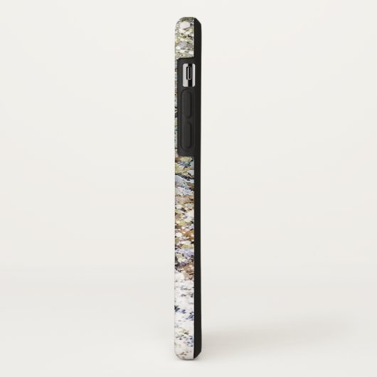 iPhone Case mit künstlerischem Leaf-Snow - Der Win (Hinten/Links)