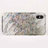 iPhone Case mit künstlerischem Leaf-Snow - Der Win (Rückseite (Horizontal))