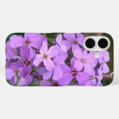 iPhone Case mit lila Wildblume (Rückseite (Horizontal))