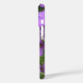 iPhone Case mit lila Wildblume (Rückseite / Links)