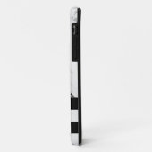 iPhone Case mit Marmor und Streifen (Hinten/Links)