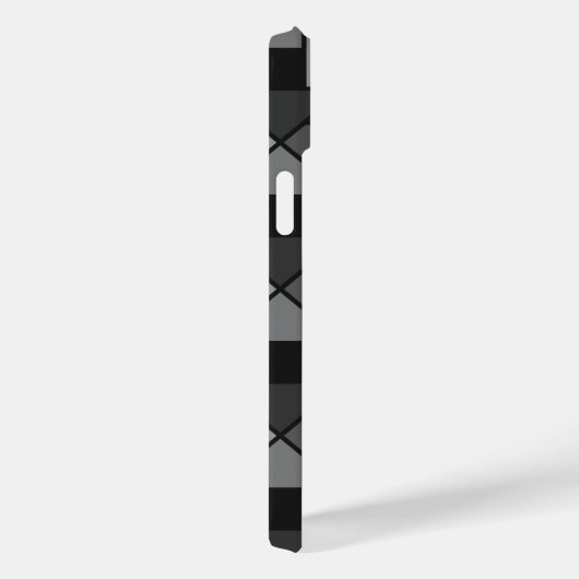 iPhone Case mit Minimalistischer grauer Geometrie (Rückseite / Rechts)