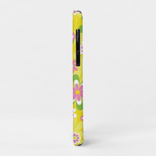 iPhone Case mit Mod gelber Blume Muster! (Hinten/Links)