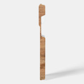 iPhone Case mit moderner Holzgeometrie Hülle (Linke Seite)