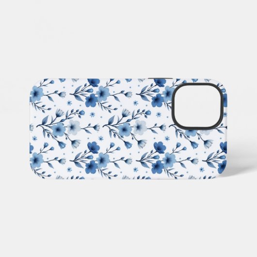 iPhone Case mit niedlichem Blumenmuster Hülle (Rückseite (Horizontal))
