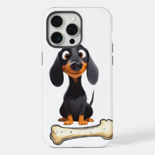 iPhone Case mit niedlicher Dackel 15 Pro Max Hülle