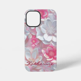 iPhone Case mit niedlicher rosa Wildblume| Pinke B iPhone 12 Mini Hülle