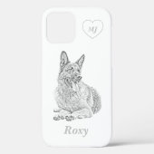 iPhone Case mit personalisiertem Stift (Rückseite)