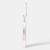 iPhone Case mit personalisierter Floral Monogram (Rückseite / Rechts)