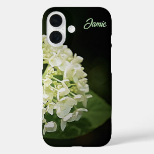 iPhone Case mit personalisierter Hydrangea-Blume