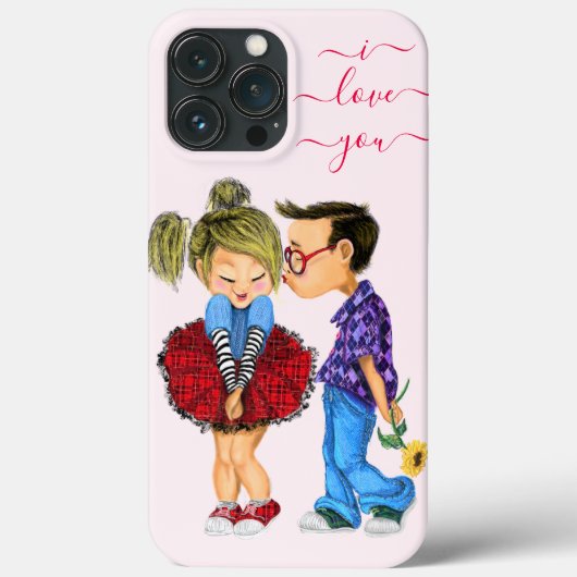 iPhone Case mit Romantic Couple - Liebe (Rückseite)