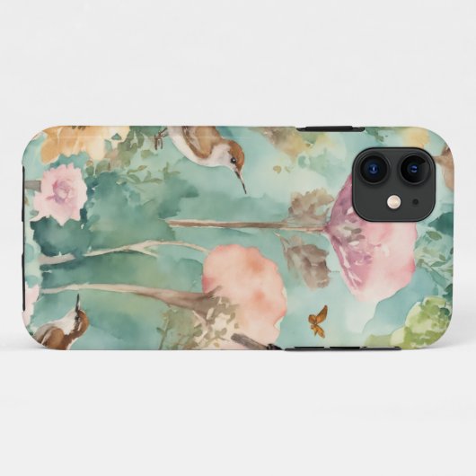 iPhone Case mit Schmetterlingsdesign (Rückseite (Horizontal))