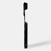 iPhone Case mit schwarzem Marmor Hülle (Linke Seite)