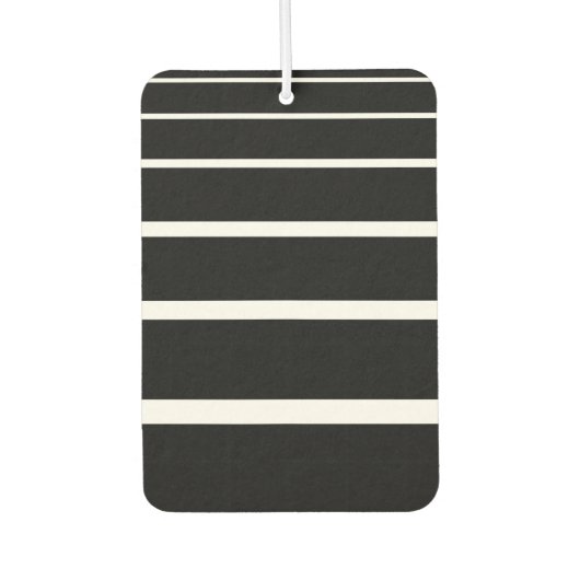 iPhone Case mit schwarzen und weißen Streifen Autolufterfrischer (Vorderseite)