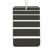 iPhone Case mit schwarzen und weißen Streifen Autolufterfrischer (Rückseite)