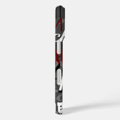 iPhone Case mit überdimensionalem Namensmuster (Rückseite / Rechts)