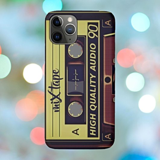 iPhone Case mit Vintagem Mix-Tape - Retro-Musiklei