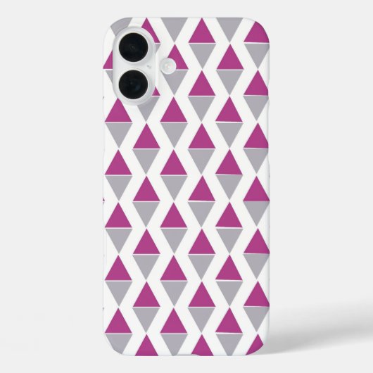 iPhone Case, Muster für moderne geometrische Dreie Case-Mate iPhone Hülle (Rückseite)