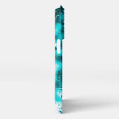 iPhone Case - Original Raindrop Art - Aqua Hülle (Rechte Seite)