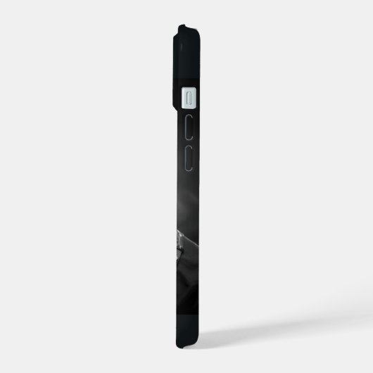 IPhone Case Personalisiert Black | Ninja Husky iPhone 15 Hülle (Linke Seite)