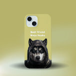 IPhone Case Personalisiert Slogan | Ninja Husky iPhone 15 Hülle<br><div class="desc">Ninja Husky portrait iPhonen lebendig grün! Sie können eine personalisierte Nachricht oder einen beliebigen Text hinzufügen. Diese einzigartige und stilvolle Handy-Gehäuse ist die perfekte Art, Ihr iPhone zu schützen und gleichzeitig Ihre Liebe für Huskies und Ninja Kultur zu präsentieren. Fügen Sie Ihrem iPhone eine Touch Persönlichkeit hinzu und behielt es...</div>