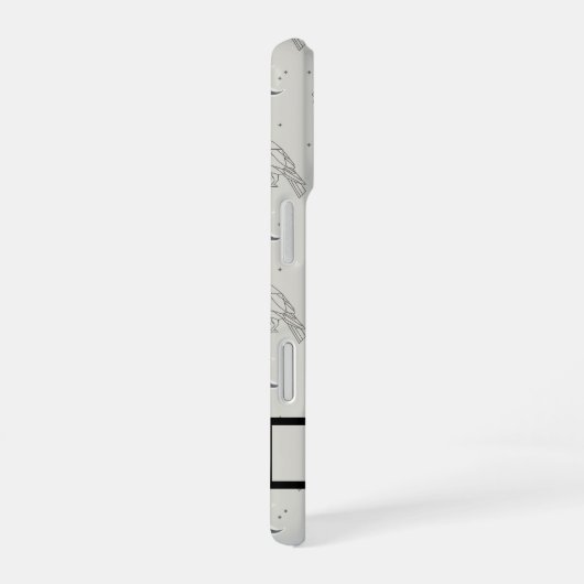 iPhone Case - Raven & Moon Pattern iPhone 16 Hülle (Rechte Seite)