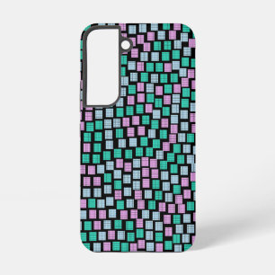 IPhone Case: Rosa und grüne Konfetti Samsung Galaxy Hülle
