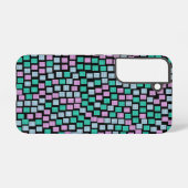 IPhone Case: Rosa und grüne Konfetti Samsung Galaxy Hülle (Rückseite (Horizontal))