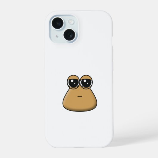 iPhone Case - Sad Baby Pou iPhone 15 Hülle (Rückseite)