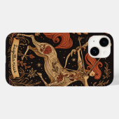 iPhone Case Sagittarius TapesCelestial Zodiac Art (Rückseite (Horizontal))