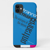 iPhone case SE/5/5s (Blue)[Grid] (Rückseite)