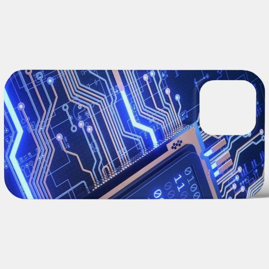 iPhone Case - Silicon Chip (Rückseite (Horizontal))