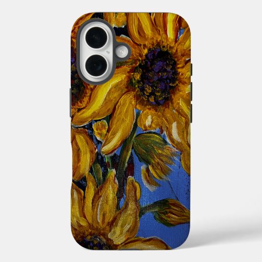 iPhone Case Sonnenblumen (Rückseite)