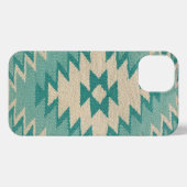 iPhone Case - Southwestern Weave, Aquamarin Hülle (Rückseite (Horizontal))