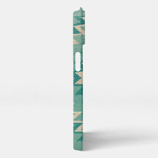 iPhone Case - Southwestern Weave, Aquamarin iPhone Hülle (Rechte Seite)