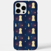 IPhone Case Starry Night Knife Keyhole Pattern (Rückseite)