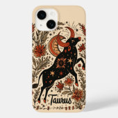 iPhone Case Taurus Celestial Zodiac Art (Rückseite)