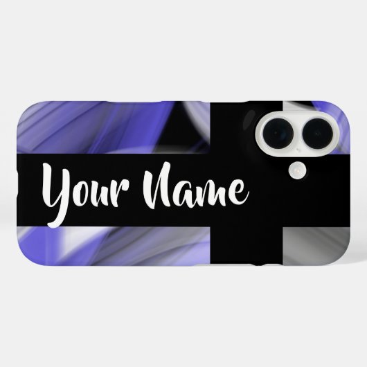 iPhone Case Trend Abstrakt Lavendel Violet (Rückseite (Horizontal))