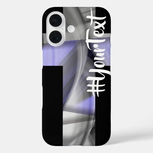 iPhone Case Trend Abstrakt Lavendel Violet (Rückseite)