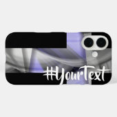 iPhone Case Trend Abstrakt Lavendel Violet (Rückseite (Horizontal))