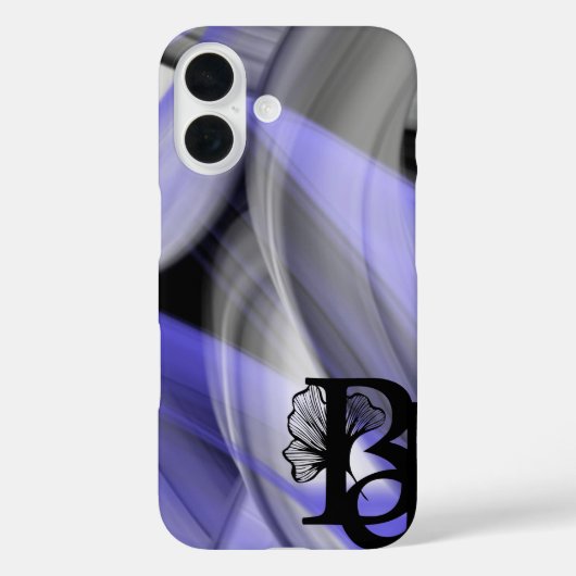 iPhone Case Trend Abstrakt Lavendel Violet (Rückseite)