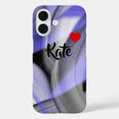 iPhone Case Trend Abstrakt Lavendel Violet (Rückseite)