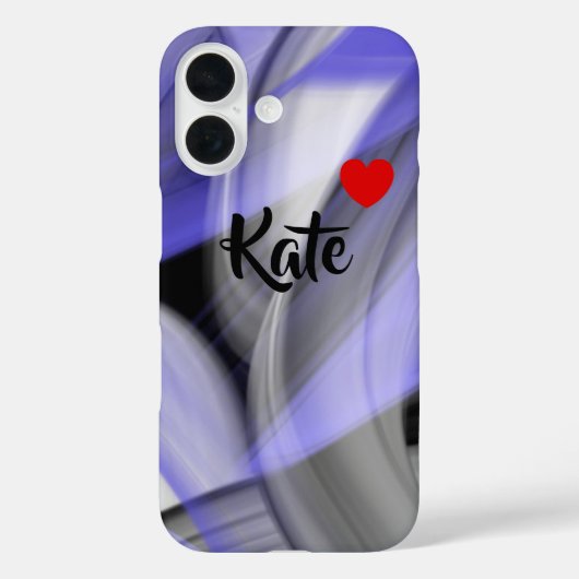 iPhone Case Trend Abstrakt Lavendel Violet (Rückseite)