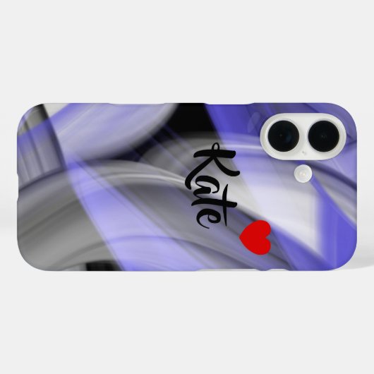 iPhone Case Trend Abstrakt Lavendel Violet (Rückseite (Horizontal))