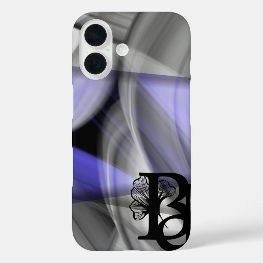 iPhone Case Trend Abstrakt Lavendel Violet (Rückseite)