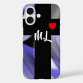 iPhone Case Trend Abstrakt Lavendel Violet (Rückseite)