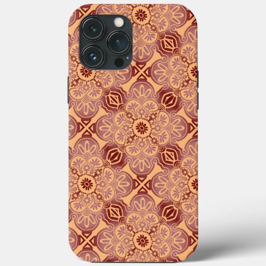 iPhone-Case-Tribal-Pfirsichmauve Case-Mate iPhone Hülle (Rückseite)