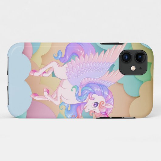 iPhone Case unicorn individuell anpassbar (Rückseite (Horizontal))