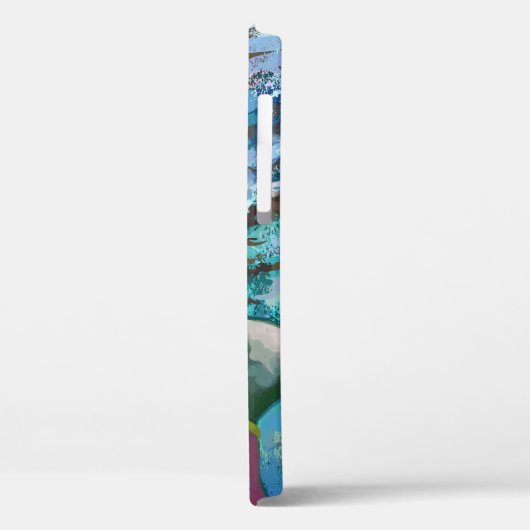 iPhone Case unter Wasserschwimmbecken (Rückseite / Links)